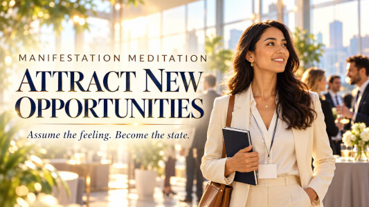 Neville Goddard Manifestation Meditation: New Opportunity image