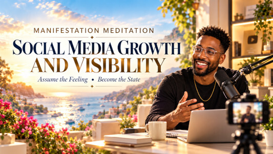 Neville Goddard Manifestation Meditation Social Media Growth image
