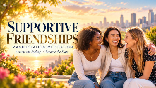 Neville Goddard Manifestation Meditation: Supportive Friends image