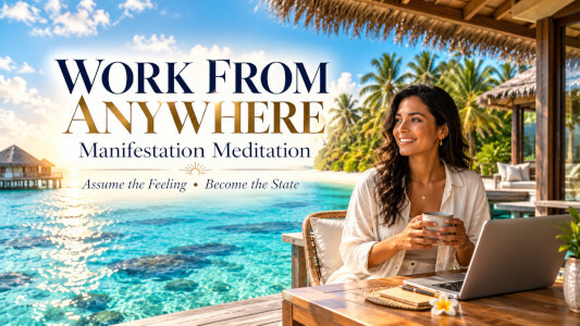 Neville Goddard Manifestation Meditation: Work from Anywhere image
